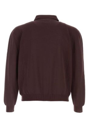 Magliano Mens Purple Cotton Classic Polo Shirt 07_brown Exterior
