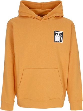Obey Ogen Icoon Lichtgewicht Hoodie - Heren - Hoodies - Geel - L - Katoen - Hoodies & sweatvesten