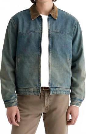 AG - Adriano Goldschmied Philip Zip Jacket In Durango