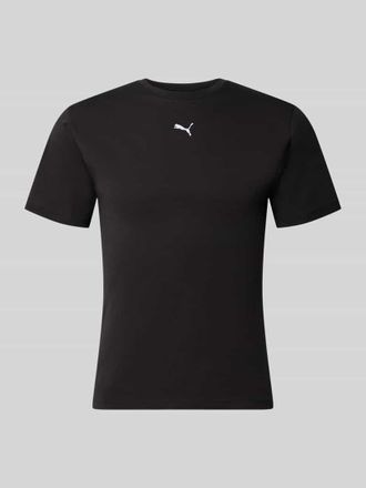 Puma Relaxed Fit T-Shirt aus reiner Baumwolle in Black, Gr&ouml;&szlig;e XL