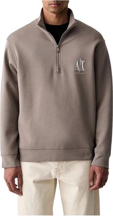A|X Armani Exchange Heren, Sweatshirts & Hoodies, Beige, Maat: XL Katoen