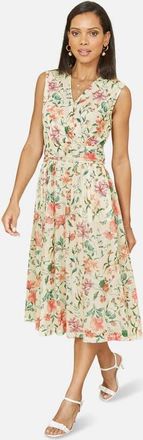 Yumi Mesh Stretch Midi Dress in Ivory at Nordstrom, Size 12