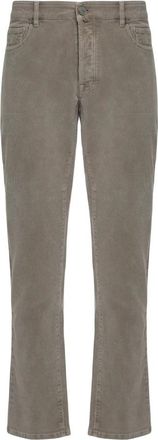 Moorer Corduroy broek - Heren - Straight fit broeken - Beige - M - Katoen - Broeken