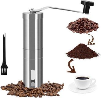 OEM 1 Unidad, Cafetera Manual, Plateado, M&aacute;quina De Caf&eacute; Manual, Acero Inoxidable, 4,8 4,8 18,8 Cm, Cafetera De Acero Inoxidable