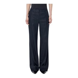 Our Legacy Hip Trousers - female - Our Legacy - Wide Trousers - Black - 2XS - Trousers
