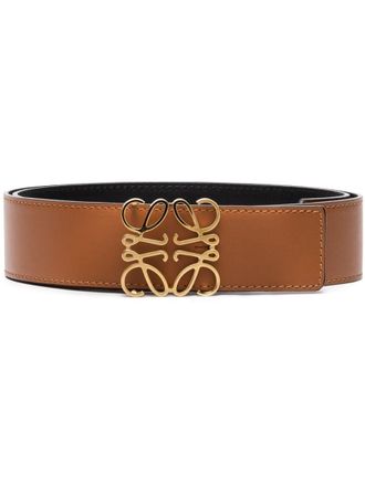 Loewe Light Brown Reversible leather belt