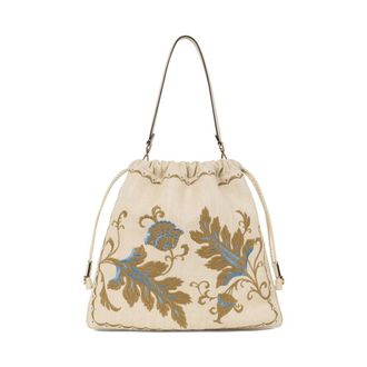 Etro Etro, Bucket Bags, female, White, Size: ONE SIZE Kalispera Large Bucket Bag