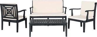 Safavieh Del Mar 4Pc Outdoor Set