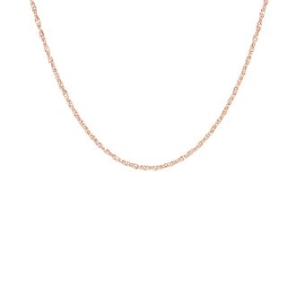 Autentica 16 Polished Singapore Chain Necklace