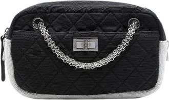 Chanel Pre-owned Nylon Shoulder Bag - Dames - Vintage Schoudertas - Zwart - ONE Size - Nylon - Vintage