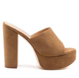Andrea Gomez Fabiola Suede Platform in Camel at Nordstrom, Size 37.5