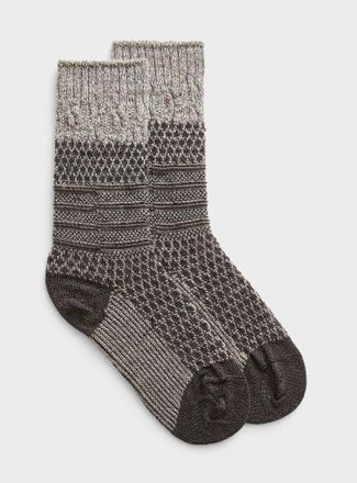 Smartwool Womens Textured responsible merino wool socks