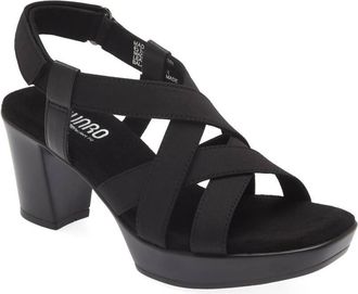 Munro Womens Maddox Platform Sandal In Black