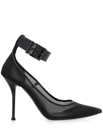Alexander McQueen 85mm mesh pumps - Black