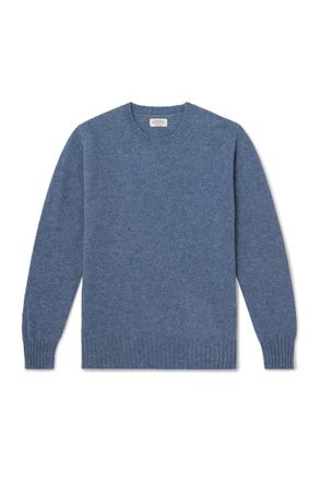 Hartford Brushed Shetland Wool Sweater