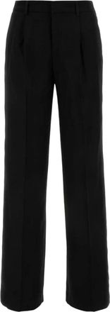 Pantaloni Torino Darted trousers - women - Linen/Flax/Viscose - 44 - Black