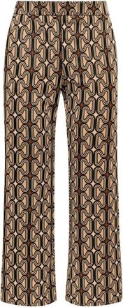 Maliparmi Optical Chain Trouser - Dames - Wijde Broeken - Veelkleurig - XS - Polyester - Broeken