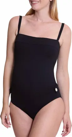 Cache Coeur Lara Maternity Swimsuit In Black