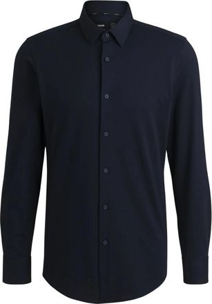 HUGO BOSS Casual Shirts - Heren - Zakelijke Overhemden - Blauw - 4XL - Overhemden