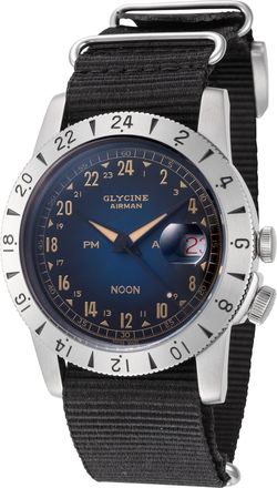 Glycine Mens Airman Vintage 40mm Automatic Watch