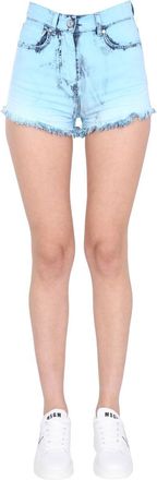 Msgm Denim Shorts-Donna