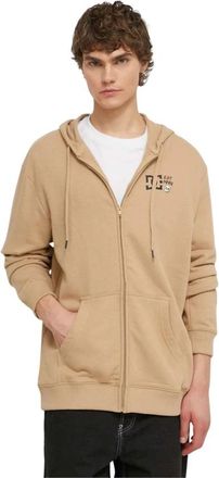 DC Cactus Zip-Up Hoodie - Heren - Vesten met rits - Beige - S - Katoen - Hoodies & sweatvesten