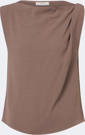 Vince Draped cr&ecirc;pe top