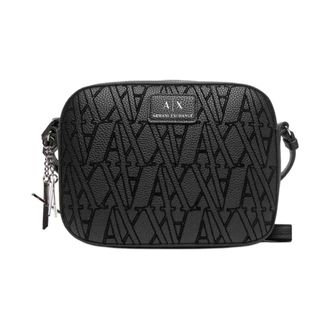 A|X Armani Exchange Dames, Tassen, Zwart, Maat: ONE Size Leer