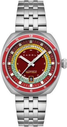 Cadola Giulia Suprema Automatic Red Dial Mens Watch CD-1044-44