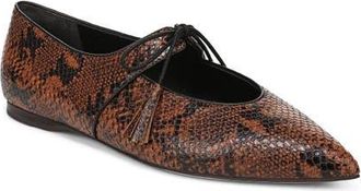 Favorite Daughter Lily Mary Jane Flat in Gingerbread Leather at Nordstrom, Size 9.5