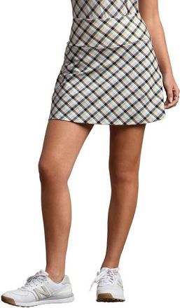 Rhone Course to Court 16-Inch Sport Skort in Navy Multi Plaid at Nordstrom, Size Xx-Large