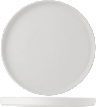 Tuxton Zion Plate Straight Side 10-3/4x7/8, 12 Pieces