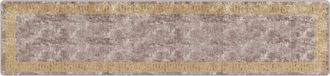 vidaXL Pasillo De Alfombra Marsa Gris 80 X 350 Cm Poli&eacute;ster Y Pvc Vidaxl