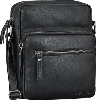 STILORD Maris Mens Shoulder Bag Leather Messenger Bag Small Daily Crossbody Satchel Side Bag with Shoulder Strap Casual for 8.3 Inch Tablet Travelling Daily U