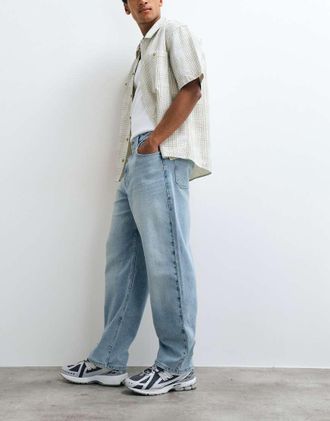 Hollister jeans skater blu chiaro