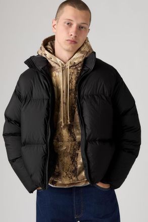 Levi's Aurue Short Puffer - Hombre - XL - Negro / Dark Phantom