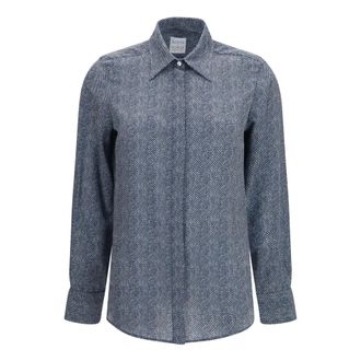 Sara Roka Becka Shirt - Heren - Overhemden - Blauw - Maat: 2XL Zijde