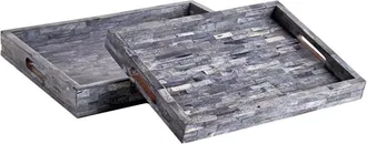 Go Home GO Home Set of 2 Heather Trays