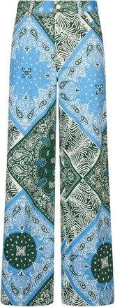 Liu Jo Pantaloni con stampa - Verde
