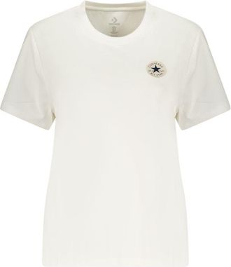 Converse Bianco Katoenen Dames T-Shirt