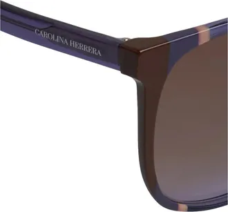 Carolina Herrera Accessoires, Dames, Veelkleurig, ONE Size, Oversized Ovale Zonnebril