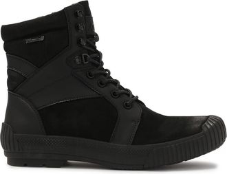 Kazar Zwarte laarzen met Thinsulate membraan - Heren - Veterlaarzen - Zwart - 43 EU - Leer - Schoenen