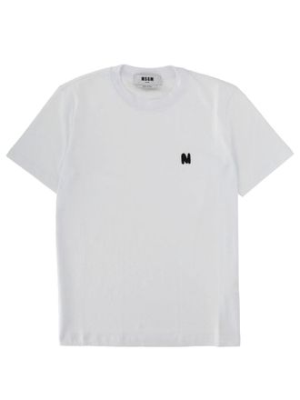 Msgm Monogram Logo T Shirt