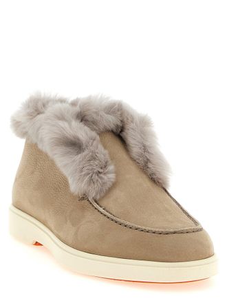 Santoni Desert Ankle Boot - Beige