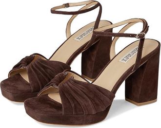 Badgley Mischka Veda Womens Dress Sandals Coffee : 10 M, Leather