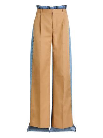 BETTER pleated hybrid trousers - Bruin