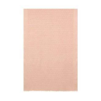 Ferragamo Silky Scarves, female, Pink, Size: ONE SIZE Gancini Silk and Wool Stole