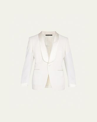 Tom Ford Mens Grain de Poudre Shawl Dinner Jacket