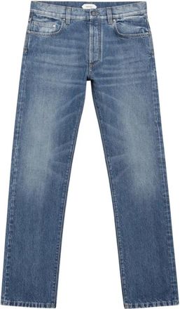 Versace High Waist Straight Jeans - Heren - Regular Fit Jeans - Blauw - W33 - Katoen - Jeans