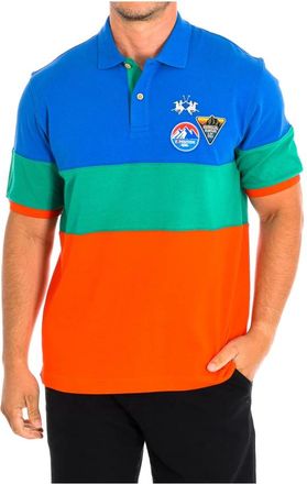 La Martina Polo Shirt met Korte Mouwen - Heren - Polos - Veelkleurig - L - Katoen - Tops